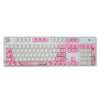 104 Keys Keycaps PBT Pink Sakura Keycaps for Cherry MX Mechanical Keyboard