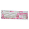 104 Keys Keycaps PBT Pink Sakura Keycaps for Cherry MX Mechanical Keyboard