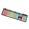 104 Keys Mechanical Switch Keyboard Keycaps PBT Keycaps  Rainbow Gradient