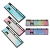 104 Keys Mechanical Switch Keyboard Keycaps PBT Keycaps  Rainbow Gradient