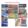 104 Keys Mechanical Switch Keyboard Keycaps PBT Keycaps  Rainbow Gradient