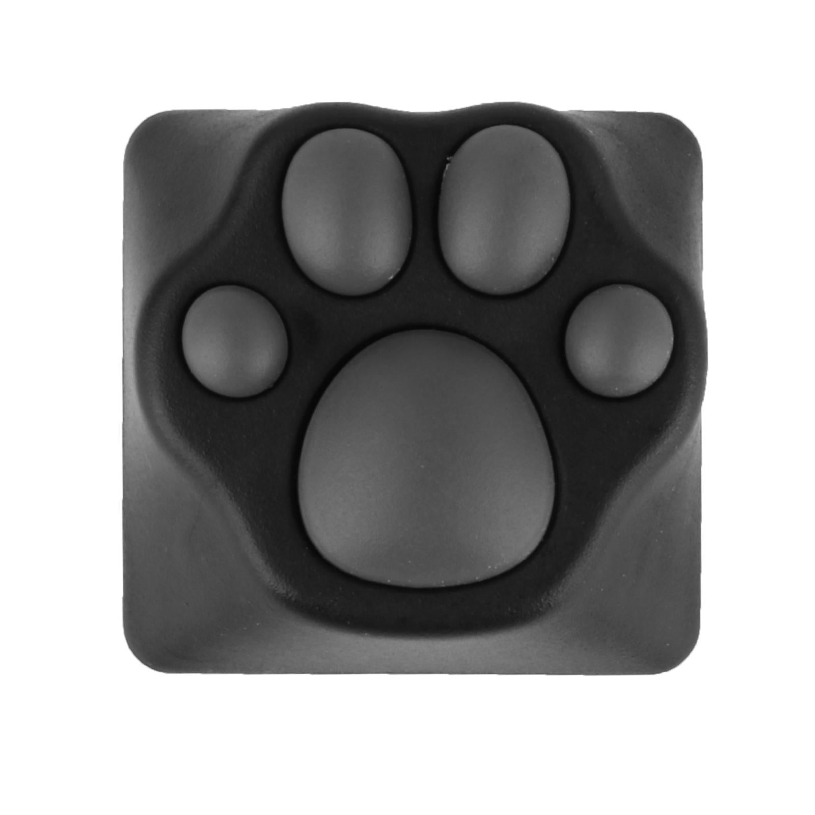 Customized ABS Silicone Kitty Paw Cat Paws Pad Keyboard key Caps Black Gray