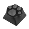 Customized ABS Silicone Kitty Paw Cat Paws Pad Keyboard key Caps Black Gray