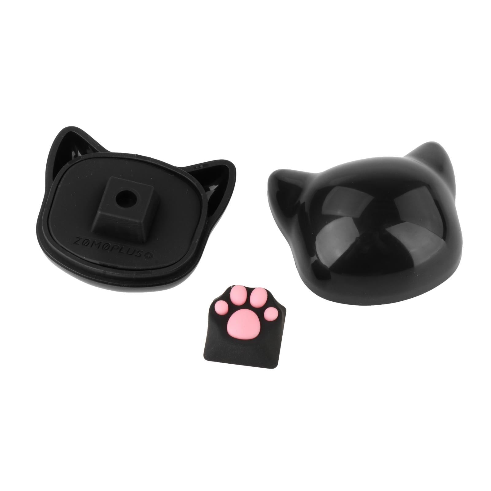 Customized ABS Silicone Kitty Paw Cat Paws Pad Keyboard key Caps Black Gray