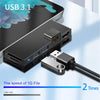 6 in 1 Docking Station HDMI USB3.1 Ethernet LAN for Surface Pro 4/5/6 Silver