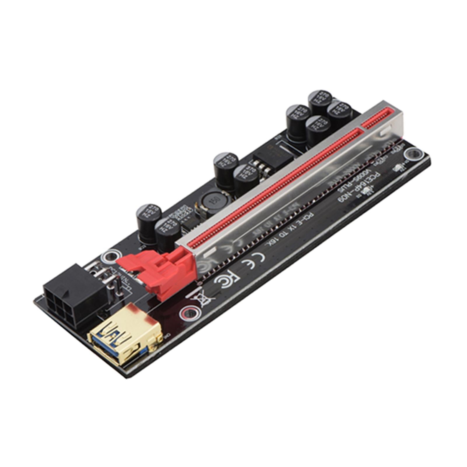 PCI-E Riser Card PCIe 1X to 16X USB3.0 Cable for GPU Mining Red Card Slot