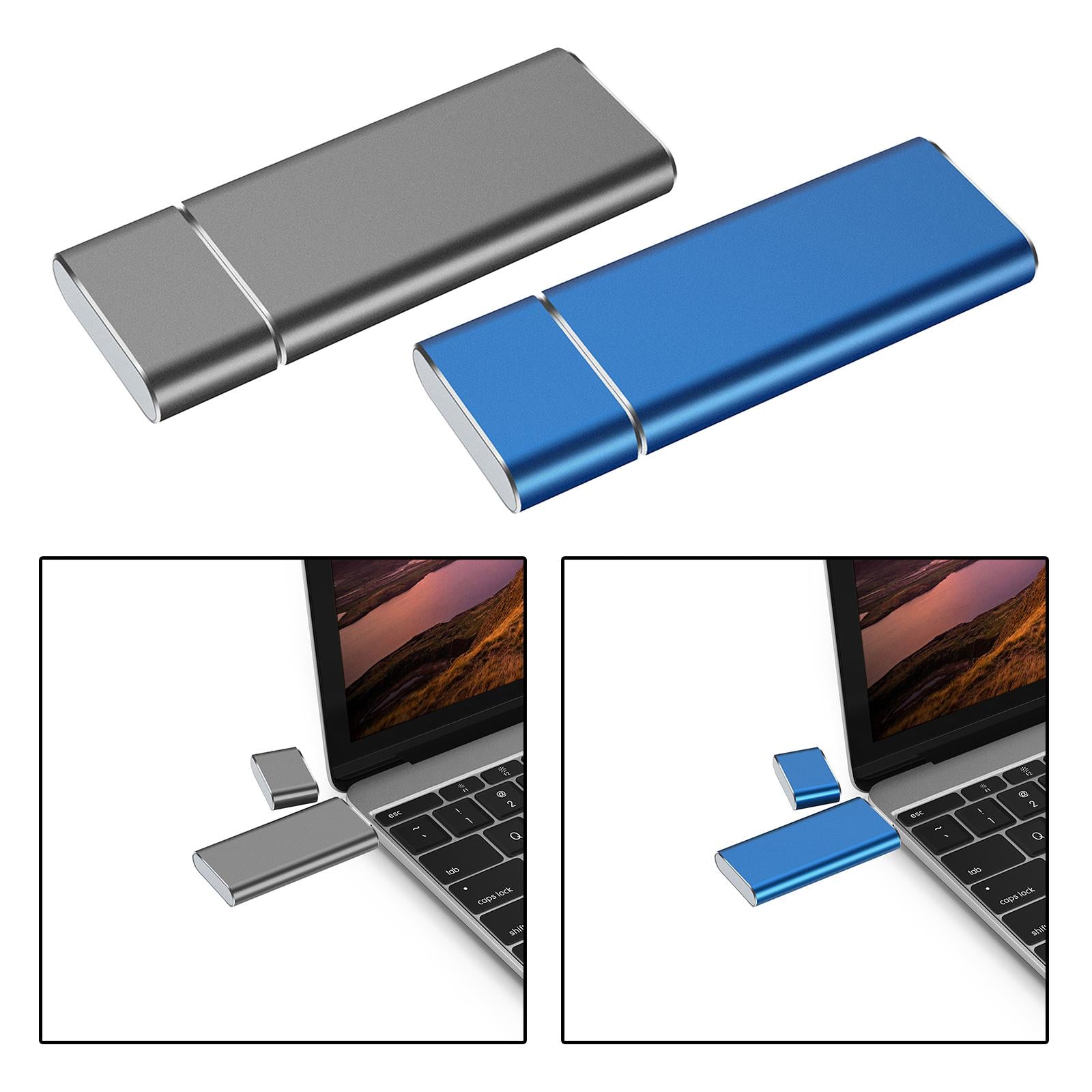 M.2 NGFF to USB 3.0 SSD Enclosure Reader 6Gbps with UASP with Key B/Key B+M Silver Gray