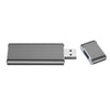 M.2 NGFF to USB 3.0 SSD Enclosure Reader 6Gbps with UASP with Key B/Key B+M Silver Gray