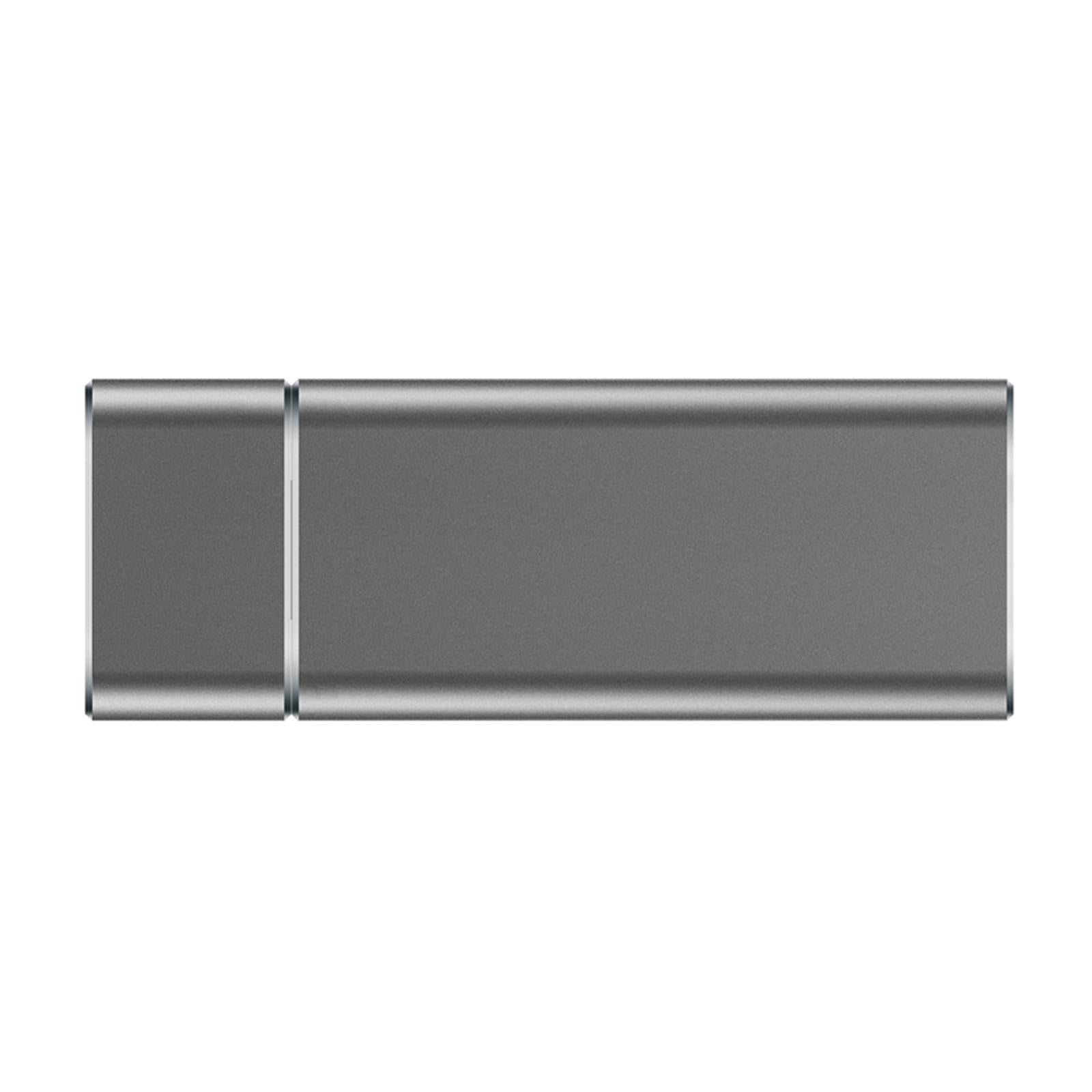 M.2 NGFF to USB 3.0 SSD Enclosure Reader 6Gbps with UASP with Key B/Key B+M Silver Gray