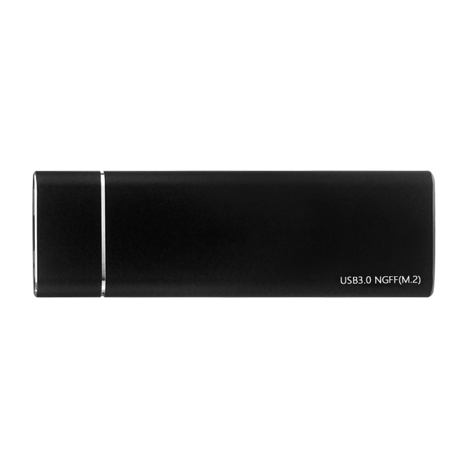 M.2 NGFF to USB 3.0 SSD Enclosure Adapter 6Gbps with UASP with Key B/Key B+M Black