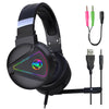 F16 3.5mm Wired Gaming Headset RGB Surround w/ Mic Headphones For PC Laptop