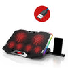 Gaming RGB Laptop Cooler Stand Cooling Pad for 12 to 18