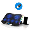 Gaming RGB Laptop Cooler Stand Cooling Pad for 12 to 18