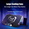 Gaming RGB Laptop Cooler Stand Cooling Pad for 12 to 18