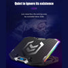 Gaming RGB Laptop Cooler Stand Cooling Pad for 12 to 18