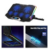 Gaming RGB Laptop Cooler Stand Cooling Pad for 12 to 18