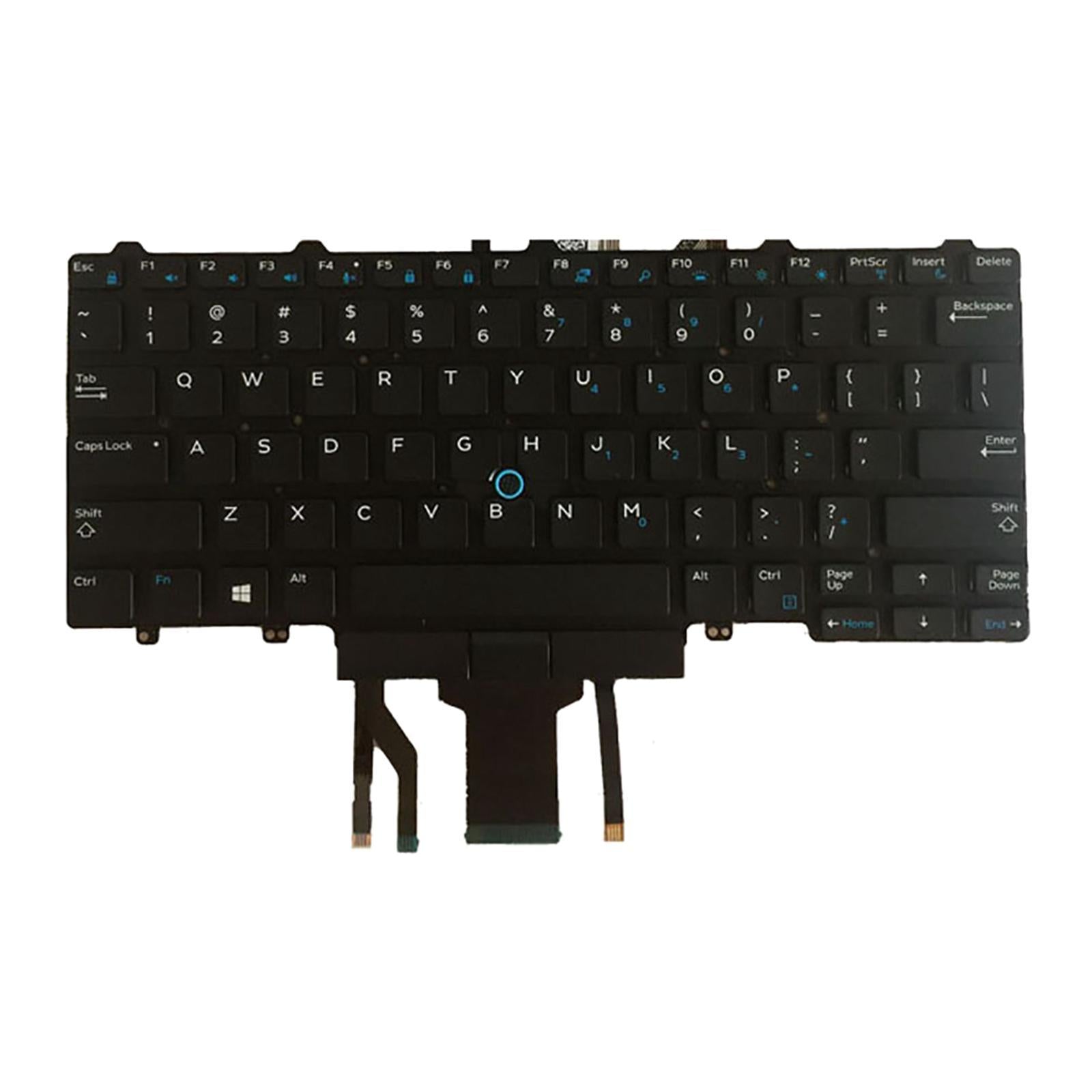 Replacement Keyboard US Layout For Dell Latitude E5450 E7250 E7450 Black