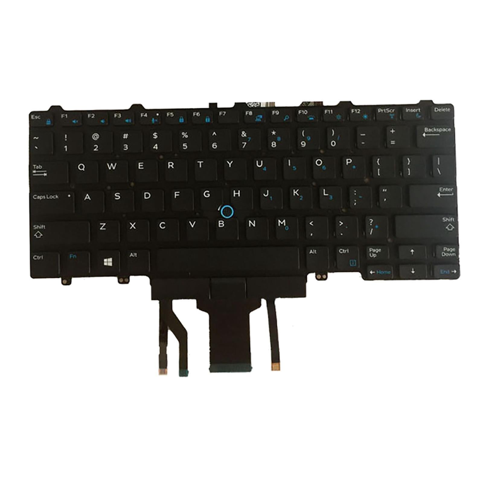 Replacement Keyboard US Layout For Dell Latitude E5450 E7250 E7450 Black