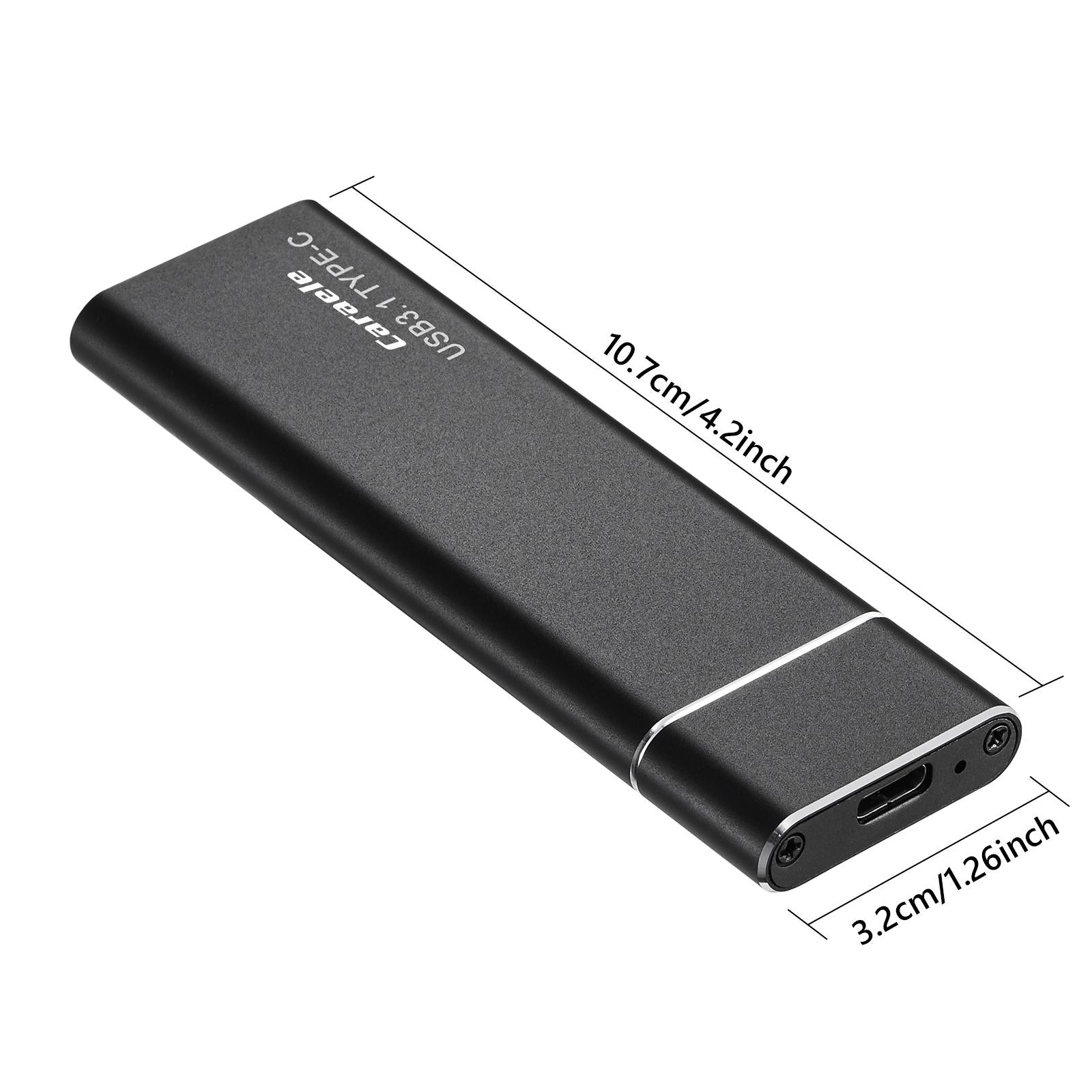 1T Alloy External Portable SSD USB3.1 for Android Tablet Laptops Black