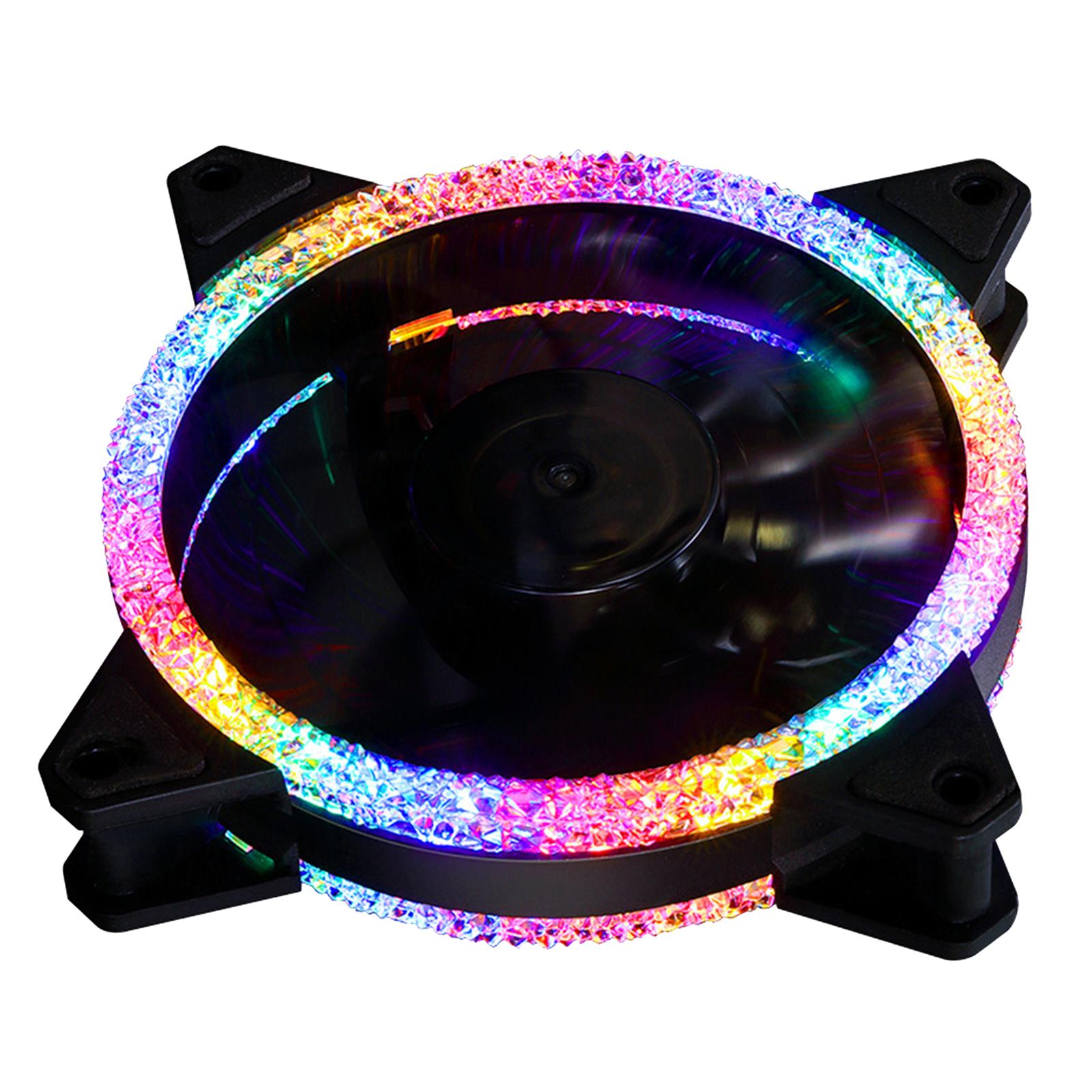 5V RGB Desktop Computer Cooler Fan Heatsink Fans 6P External Control