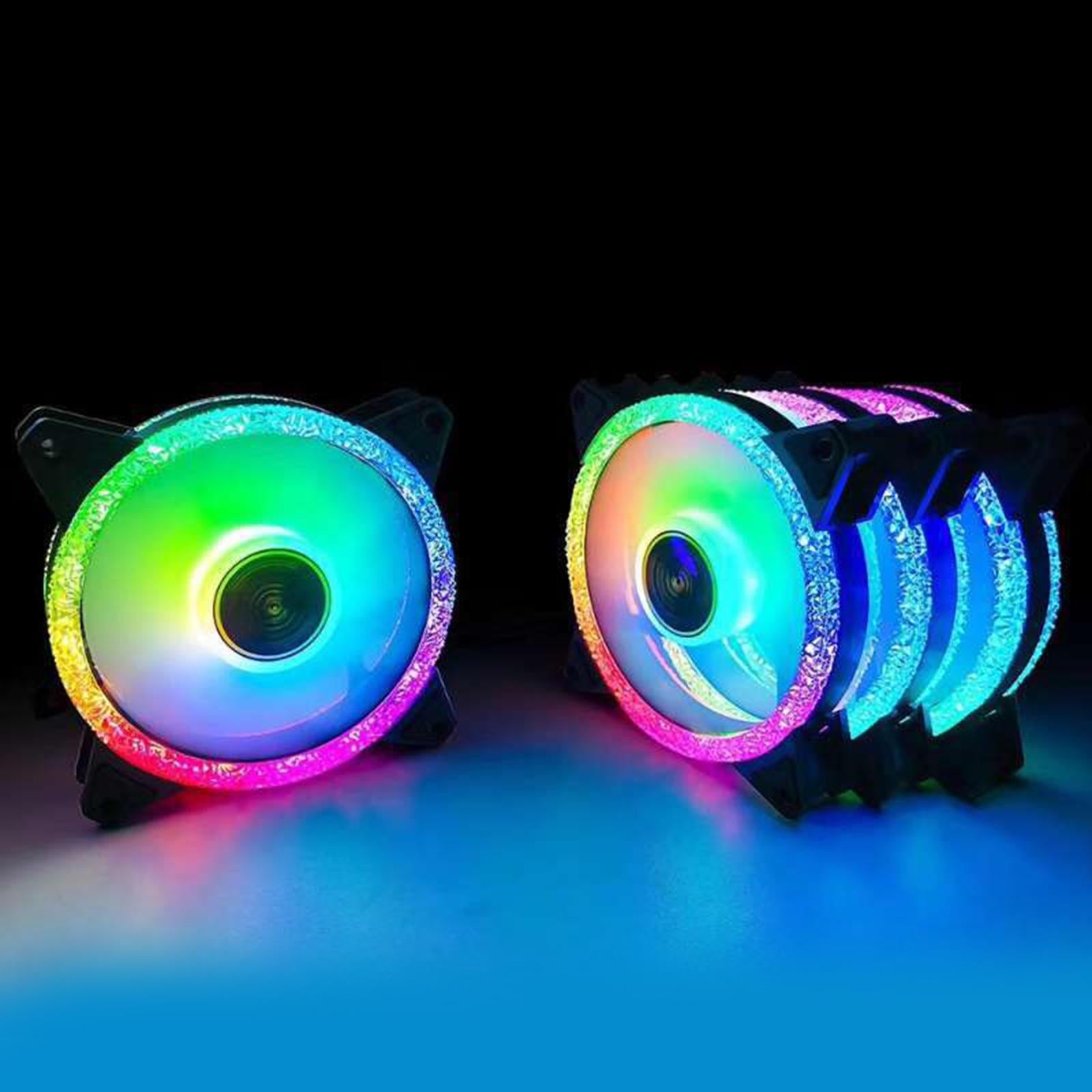 5V RGB Desktop Computer Cooler Fan Heatsink Fans 6P External Control