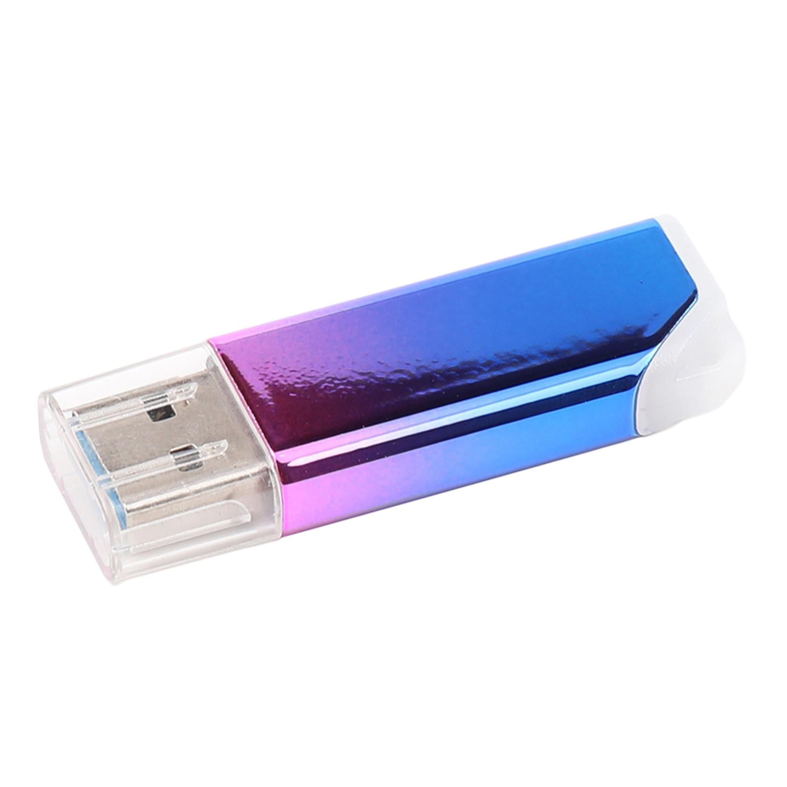 Portable USB Flash Drive USB3.0 Metal USB Memory Stick Gradient Purple 256GB