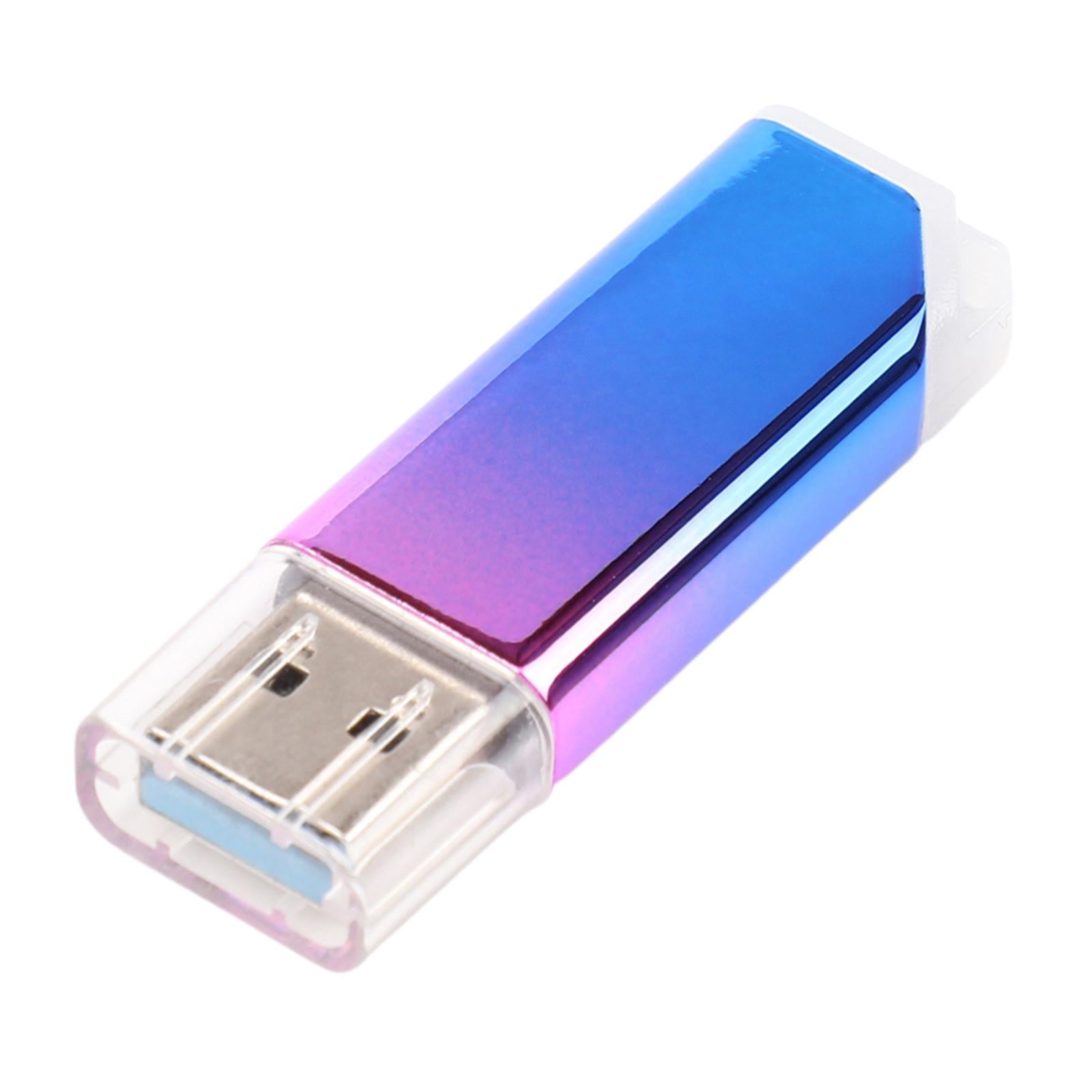 Portable USB Flash Drive USB3.0 Metal USB Memory Stick Gradient Purple 256GB