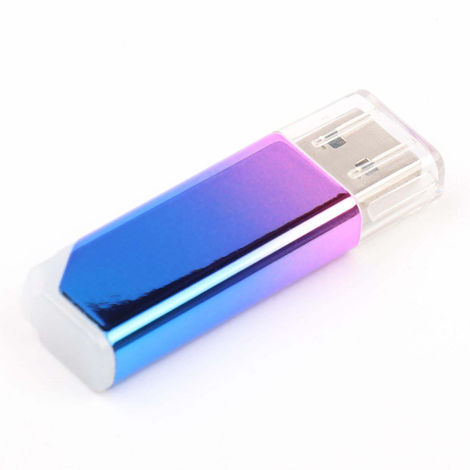 Portable USB Flash Drive USB3.0 Metal USB Memory Stick Gradient Purple 256GB