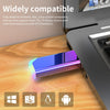 Portable USB Flash Drive USB3.0 Metal USB Memory Stick Gradient Purple 32GB