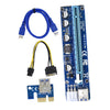 VER008C PCI-E Riser Card 6 pin PCI Express SATA Power for Bitcoin Miner