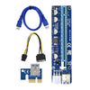 VER008C PCI-E Riser Card 6 pin PCI Express SATA Power for Bitcoin Miner