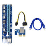 VER008C PCI-E Riser Card 6 pin PCI Express SATA Power for Bitcoin Miner