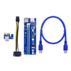 VER006C PCI-E Riser Card 6Pin SATA Power 60CM Cable SATA Power for Bitcoin