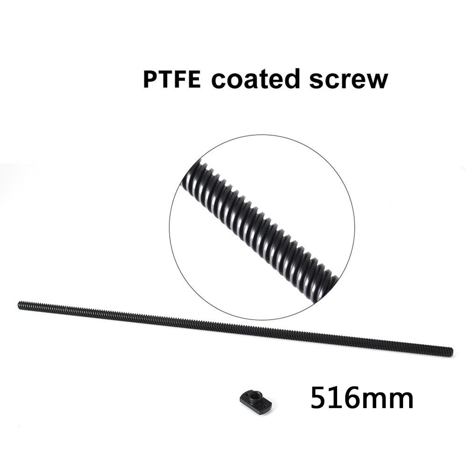 T8 PTFE Coated Lead Screw 2mm/8mm w/ Nut for CR10/CR10S 3D Printer Supplies