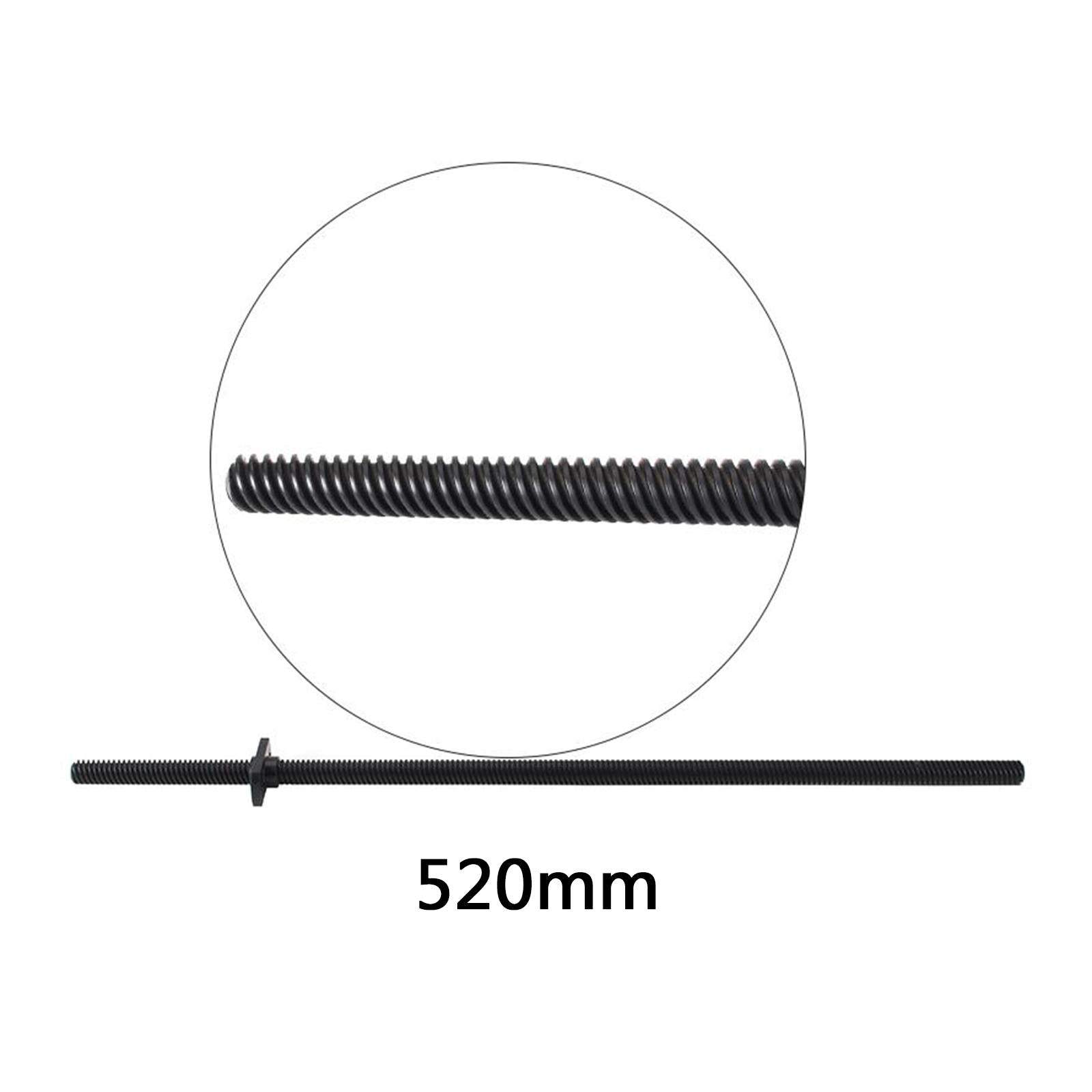 20.5 inch T8 PTFE Lead Screw 2mm/8mm w/ Nut for Sidewinder X1 3D Printer