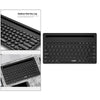 Gaming 2.4G Wireless BT Dual-mode Keyboard 79 Keys Retro Round Key Plug&play Black