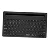 Gaming 2.4G Wireless BT Dual-mode Keyboard 79 Keys Retro Round Key Plug&play Black