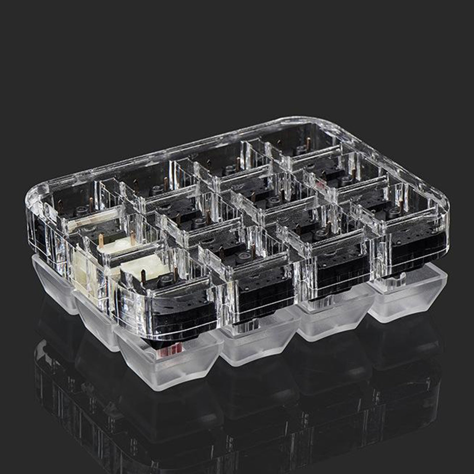 3x4 12 Cherry MX Mechanical 12 Key Switch Tester Testing Translucent Keycaps