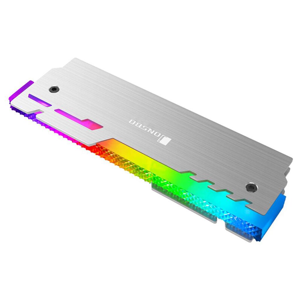 Aluminum Alloy RGB Memory RAM Cooler Radiator Automatic Light Effect for PC