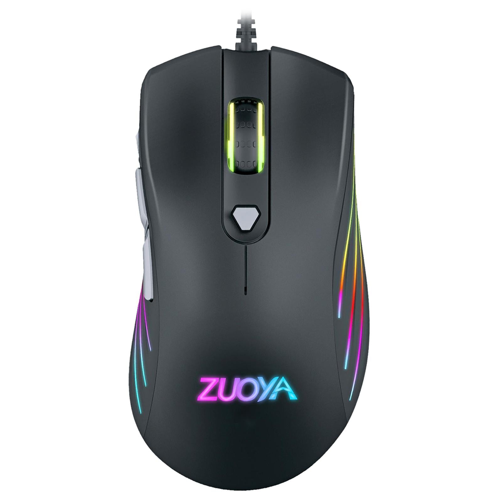 Computer Wired Gaming Mouse 7200 DPI Optical Mice RGB Backlit Pro Gamer