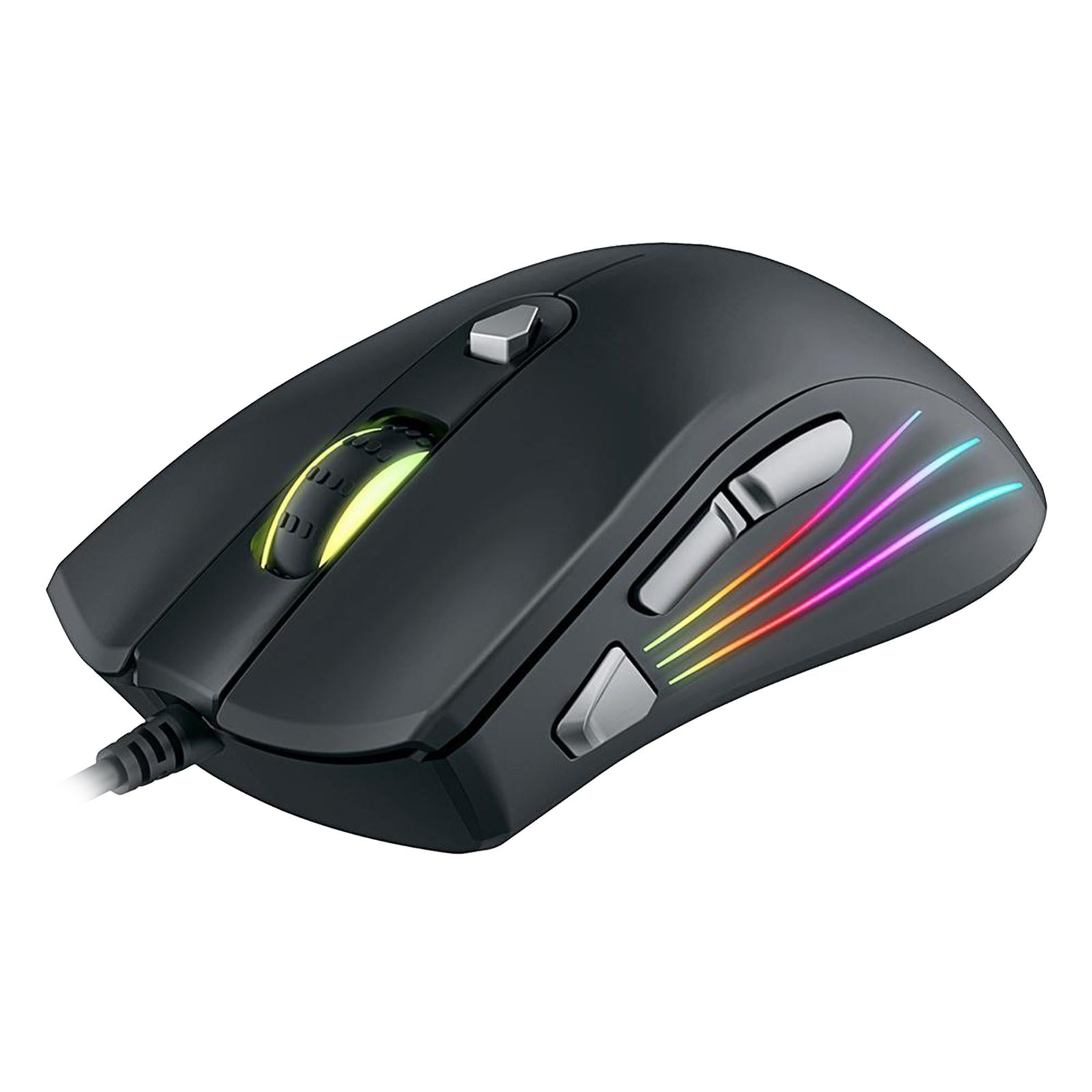 Computer Wired Gaming Mouse 7200 DPI Optical Mice RGB Backlit Pro Gamer