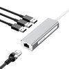 USB 3.0 Gigabit Ethernet Network Adapter 1000Mbps USB Adapter Laptop Silver