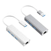 USB 3.0 Gigabit Ethernet Network Adapter 1000Mbps USB Adapter Laptop Silver