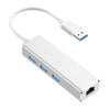 USB 3.0 Gigabit Ethernet Network Adapter 1000Mbps USB Adapter Laptop Silver