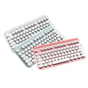 Portable Mini Multifunction 2.4G Wireless Bluetooth Keyboard for Laptop white