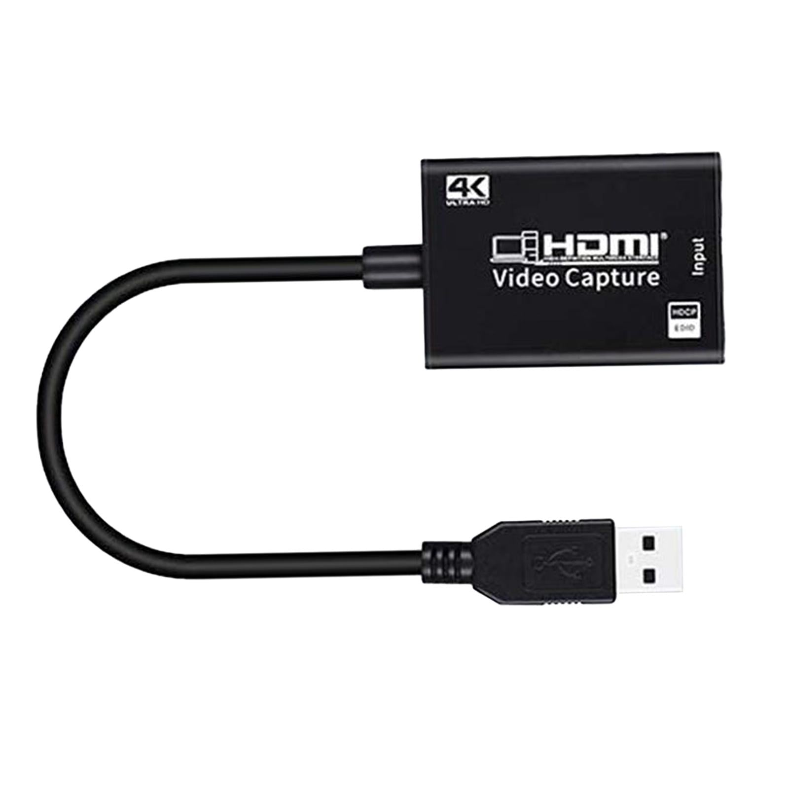 HDMI to USB Video Capture Card HD Grabber Recorder for Live Streaming Device