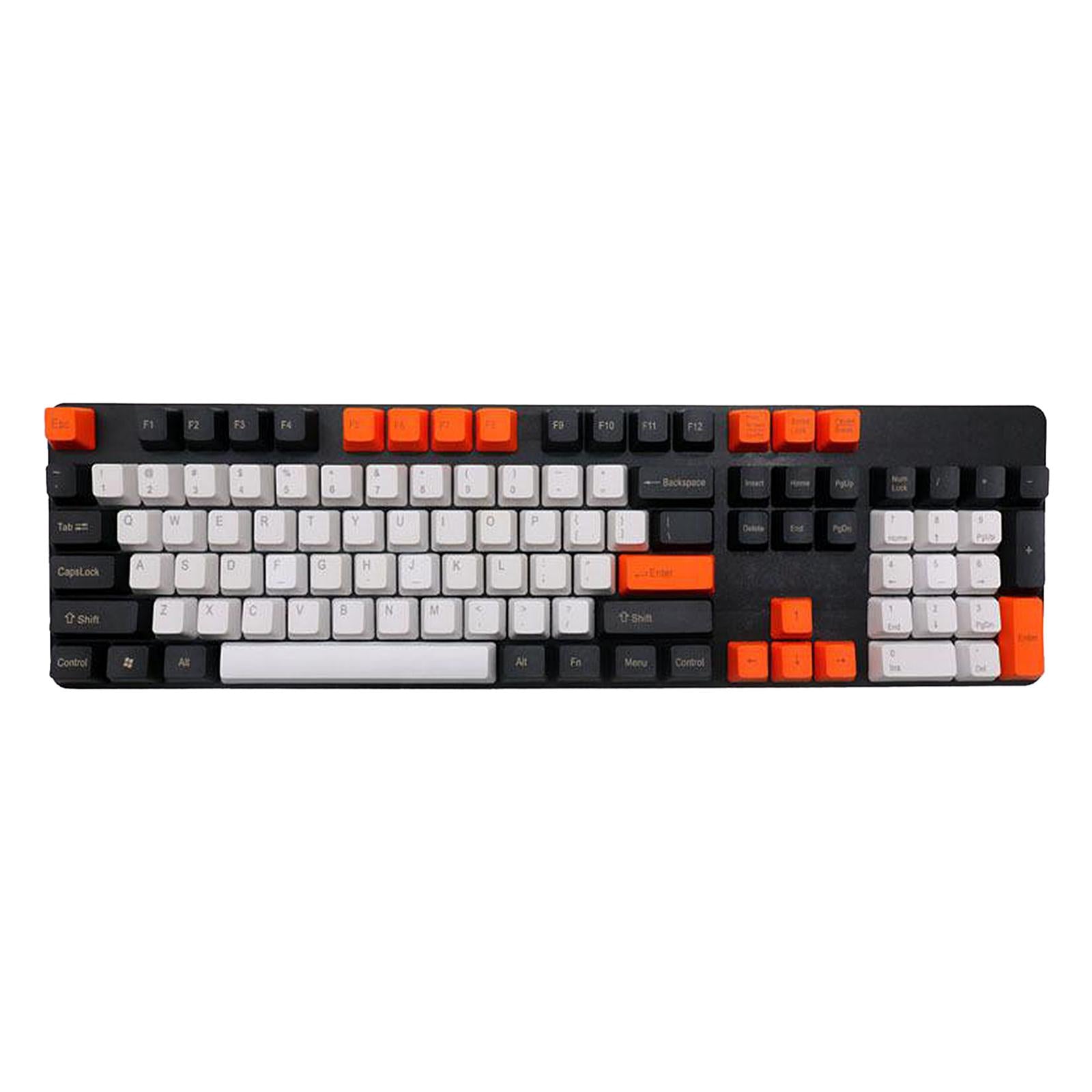 PBT 104 Keycaps Set DIY For Most Mechanical Keyboard Relieve Fatigue Style 2