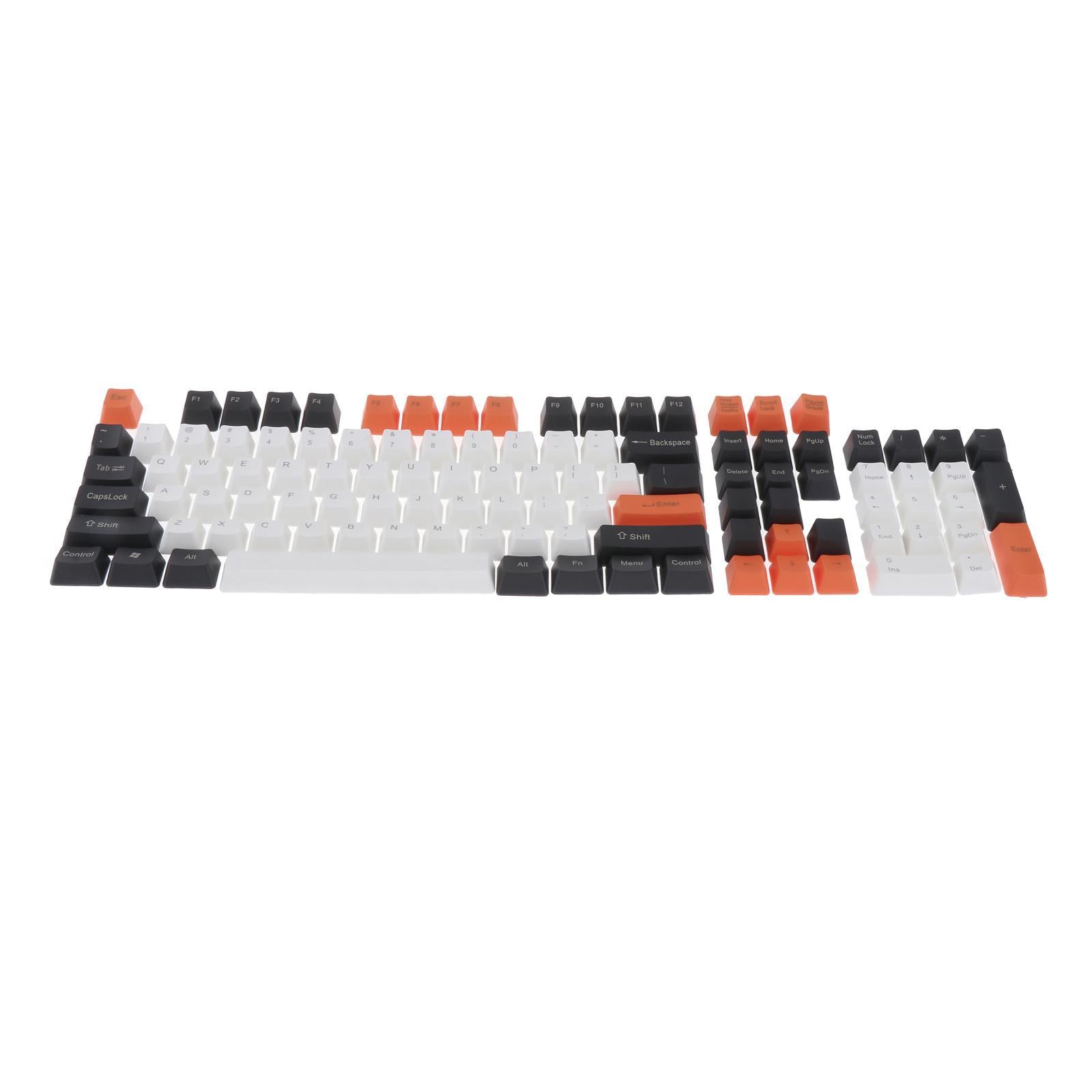 PBT 104 Keycaps Set DIY For Most Mechanical Keyboard Relieve Fatigue Style 2