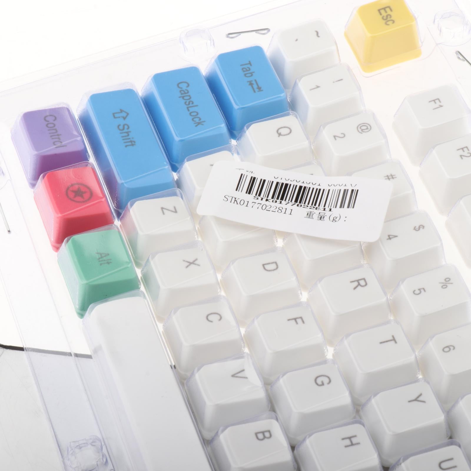 PBT 104 Keycaps Set DIY For Most Mechanical Keyboard Relieve Fatigue Style 5