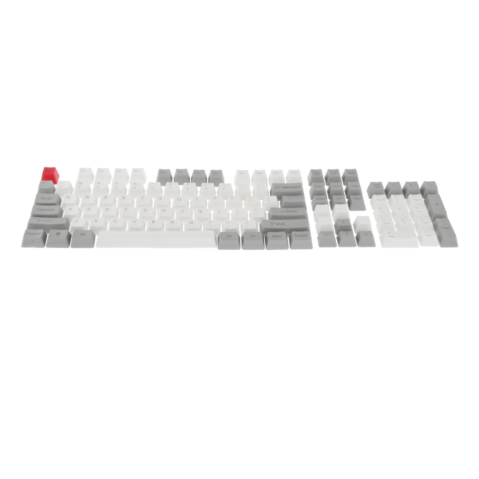 PBT 104 Keycaps Set DIY For Most Mechanical Keyboard Relieve Fatigue Style 1